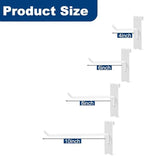 Polmart Heavy Duty 10" Gridwall/Grid Panel Hooks, White (84-Pack, 10-inch) - Image 3