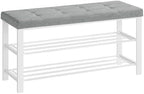 SONGMICS Shoe Bench, Storage Bench, Entryway Bench with Cushion by SONGMICSbySONGMICSHOME