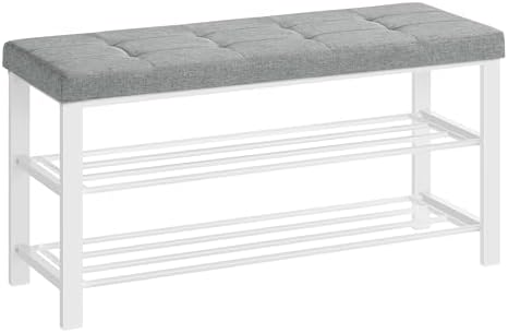 SONGMICS Shoe Bench, Storage Bench, Entryway Bench with Cushion by SONGMICSbySONGMICSHOME