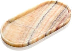 Natural Marble Decorative Tray, 9.8”x4.4”, Rose - Image 2