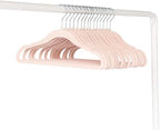 3 Sprouts Velvet Baby Hangers - Non-Slip Hangers for Infant and Toddler Clothes - Slim Space-Saving Design with Nordic Colors for Nursery - 30 Pack - Pink - Image 4