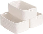 Goodpick 3-Pack Woven Storage Baskets for Gifts, 11 x 7 x 4.5 in by Goodpick