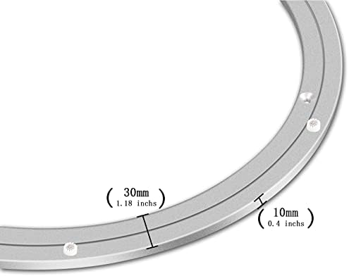 18 Inchs Lazy Susan Hardware Metal Rotating Turntable Bearings Swivel Plate Hardware for Dining-Table and Workbench … - Image 3