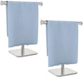 RUACQ T-Shape Hand Towel Holder Stand, 12inch, Brushed Nickel, 2 Pack by Ruacq