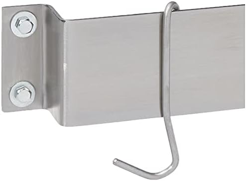 Cuisinart Chef's Classic 33-Inch Bar-Style Wall-Mount Pot Rack, Brushed Stainless - Image 3