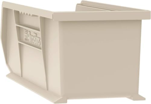 Akro-Mils 30234 AkroBins Plastic Storage Bins, 15"x5"x5", Stone, 12-Pack - Image 6
