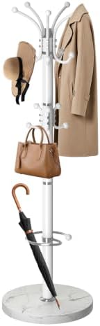 Metal Coat Rack, Modern Coat Rack Stand, 360°Rotary Coat Tree Stand by Unknown