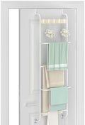Over the Door Towel Rack for Bathroom 5 Tier Over The Door Towel Bar by NOVIMANGO