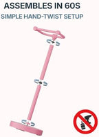 RARXTR Toilet Paper Holder Stand with Heavy Stable Base No Tipping Pink - Image 7