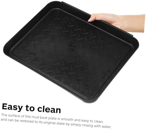 Plastic Boot Tray with Raised Edge 2 Pack for Entryway - Image 3