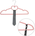 Coloch 50 Pack Pink Velvet Hangers, Non-Slip Clothes Hangers with 360 Degree Rotating Hook Thin Felt Adult Hanger for Coat, Dress, Shirt, Jacket - Image 5