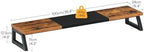 HOOBRO Dual Monitor Stand Riser, 39 Inch Large Computer Monitor Stand for 2 Monitors, Computer Monitor Riser, Desk Shelf Organizer for Office Desk, Accessories, Rustic Brown and Black BF121CJ01 - Image 2
