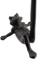 Bitray Frog Cast Iron Paper Towel Holder Toilet Stand 16.5" Cute for Kitche - Image 5