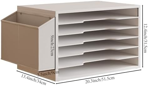 Unionly 12x18 Construction Paper Organizer,Large File Sorter for Office - Image 6