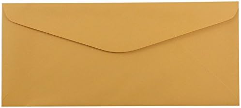 JAM PAPER #14 Envelopes - 5 x 11 1/2 - Brown Kraft Manila - Bulk 1000/Carton by JAMPaper