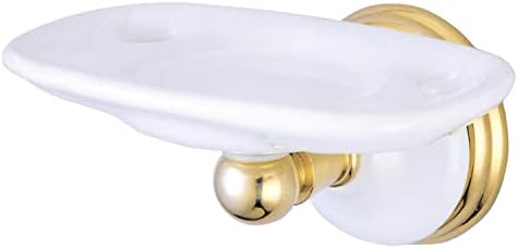 Kingston BA1116PB Toothbrush and Tumbler Holder, Polished Brass by Kingston