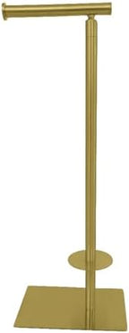 Kingston CC8007 Freestanding Toilet Paper Holder, Brushed Brass by Kingston