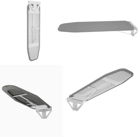 Wall Mounted Ironing Board, 160 Degrees Ironing Board Wall Mount, Space Saving Laundry Ironing Station, Folding Ironing Board for Home Laundry Room Dorm - Image 6