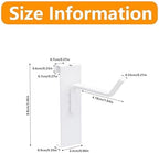 2 inch Grid Wall Hooks White,100 PCS Heavy Duty Hook for Grid Wall - Image 7