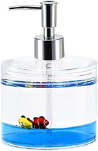 Locco Decor 4 Piece Acrylic Liquid 4D Floating Motion Bathroom Vanity Accessory Set Ocean Cartoon Animal Theme Fish Toothbrush Holder, Tumbler, Soap Dispenser, Soap Dish - Image 2