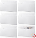 Fuutreo Magnetic Wall File Holder,6pcs,White,Horizontal-large by Fuutreo