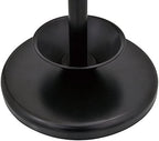 MyGift Freestanding Metal Entryway Coat Rack and Umbrella Stand with Sturdy Round Base and 6 Faux Wood Hanger Hooks - Image 7