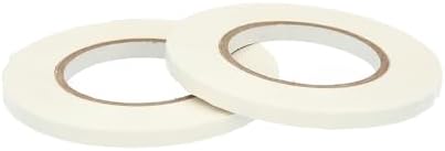 PSBM White Poly Bag Sealing Tape, 12 Rolls, 2.3 Mil Thick, 3/8 Inch Wide, 180 Yards Per Roll, Total 2160 Yards, Colored Sealer Tapes for Wrapping, Packaging & Sealing Food Products by PackagingSuppliesbymail