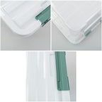 36 Quart Large Plastic Storage Box, Clear Plastic Storage Totes, 4 Packs - Image 3