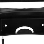 Electric Iron Holder,Heat ant 2 in 1 Wall Mounted Iron Board Rack,Iron and Ironing Board Storage Organizer Shelf,for Household Bathroom Laundry Room (Black) - Image 7
