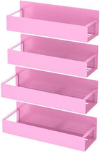 HuggieGems Metal Magnetic Spice Rack for Refrigerator Pink, 4 Pack - Image 5