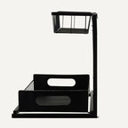 Amazon Basics L-Shape Under Sink Storage Pull Out Cabinet Organizer, Space-Saving Design, Durable and Rust-Resistant, Black, Pack of 2 - Image 3