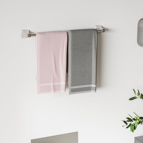 24 Inch Brushed Nickel Towel Bar Towel Rack for Bathroom Kitchen Hand Towel Holder Dish Cloths Hanger SUS304 Stainless Steel Rustproof Wall Mount - Image 3