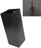 Umbrella Stand, Umbrella Holder for Entryway, Metal Square Umbrella Rack Organizer Freestanding, for Canes Walking Sticks (Black) - Image 5