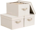 StorageWorks Storage Bins with Lids, Storage Basket with Lid, Closet Bins by StorageWorks