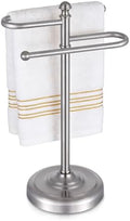 Hand Towel Holder Stand for Bathroom Countertop,S-Shape Bar,Brushed Nickel by HIOFLYME