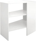 ClosetMaid SuiteSymphony Wood Corner Shelf Unit, 2 Shelves, Adjustable, Stacking, For Storage, Closet, Clothes, Shoes, Décor, Pure White by Unknown