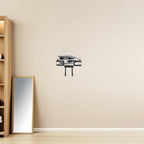 Ironing Board Holder with Removable Hook Black Wall Mounted - Image 5