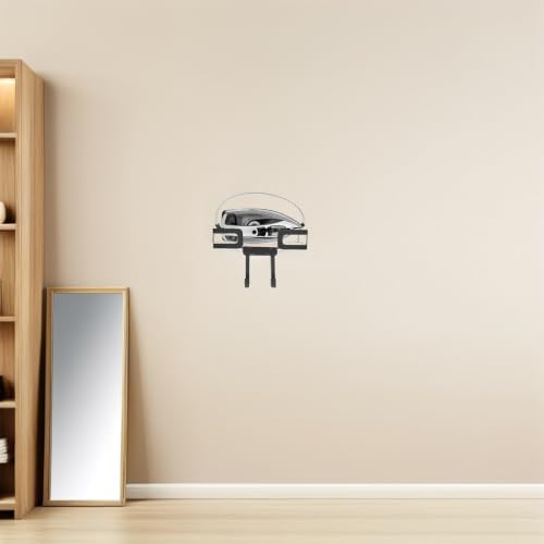 Ironing Board Hanger Black Metal Wall Mount with Removable Hook - Image 6