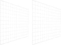 PATIKIL Wire Grid Panels Gridwall Panel 37" x 26" White 2Pcs by PATIKIL