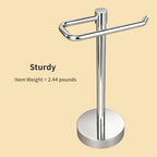 YUMORE Hand Towel Holder Stand Countertop, Pro Chrome - Image 7