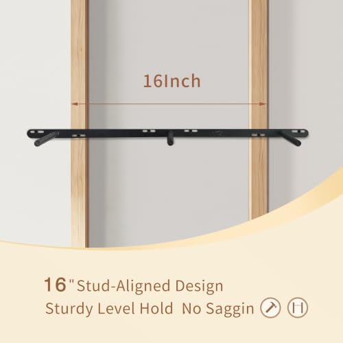 ROGMARS 36 Inches Long Walnut Floating Shelves - Image 6