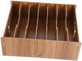 Wood Desktop File Organizer Shelf for Mail Receipts and Invoices by Lurrose