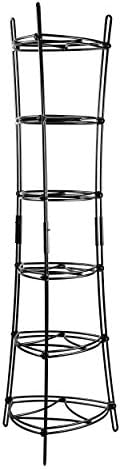 Lodge Cookware Storage Tower 6-Tier Storage Rack, Matte Black by Lodge