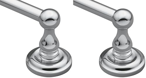 Moen BP6918CH Madison 18-Inch Towel Bar, Chrome (Pack of 2) by Unknown