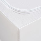 TYEERS Under Bed Storage Containers, Durable Fabric, Washable, Collapsible, Under Bed Storage Bins for Clothes, Blankets, Sheets, Shoes, 27.5x16.5x7 Inches, 4-Pack, White - Image 7