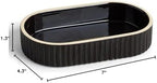 Preston Lane Ceramic Vanity Tray for Bathroom Countertop, Medium, Ink - Image 6