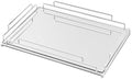 Tieson Mirror Tray Contemporary Silver Dresser Perfume Tray Bathroom Dresser Bedroom (Silver) by Unknown