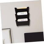Coffee Plastic Hanging Wall File Organizer for Mail and Documents - Image 5