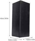 Umbrella Stand, Umbrella Holder for Entryway, Metal Square Umbrella Rack Organizer Freestanding, for Canes Walking Sticks (Black) - Image 2
