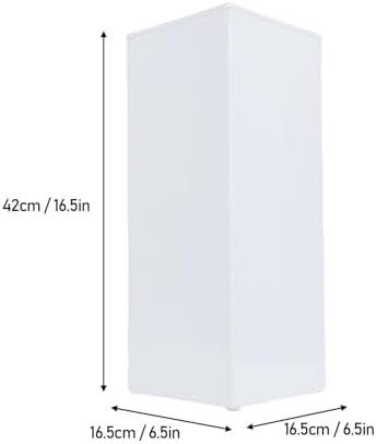 Umbrella Stand, Umbrella Holder for Entryway, Metal Square Umbrella Rack Organizer Freestanding, for Canes Walking Sticks (White) - Image 2